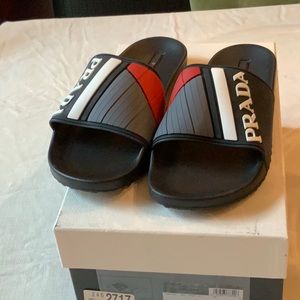 Mens Prada NWT slides size 9
